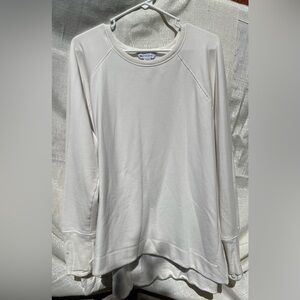 Athleta Coaster Luxe Recover Sweatshirt in Magnolia White, 1X